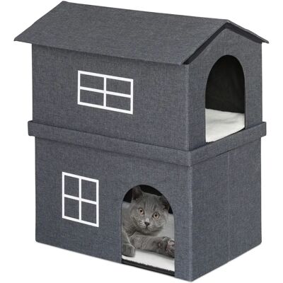 Casita para Gatos Relaxdays - Refugio Plegable Modern Casita para Gatos Relaxdays - Refugio Plegable Modern