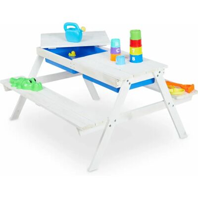Tavolo da Picnic per Bambini Relaxdays con Panche - Mobili da Esterno Tavolo da Picnic per Bambini Relaxdays con Panche - Mobili da Esterno