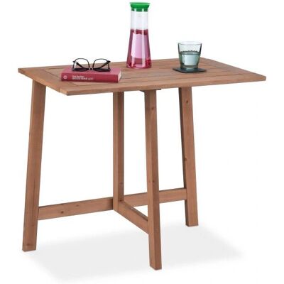 Relaxdays Outdoor Table - Brown - Rectangular - Garden Relaxdays Outdoor Table - Brown - Rectangular - Garden