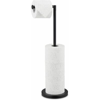 Support Papier Toilette Relaxdays - Noir - 4 Rouleaux - Publicité Support Papier Toilette Relaxdays - Noir - 4 Rouleaux - Publicité