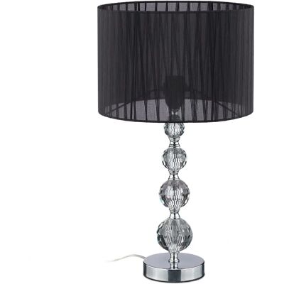 Relaxdays Crystal Table Lamp - Elegant Design with Crystal Spheres Relaxdays Crystal Table Lamp - Elegant Design with Crystal Spheres