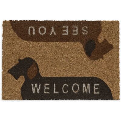 Relaxdays Hundematta - 60x40 cm - Naturlig Brun Relaxdays Hundematta - 60x40 cm - Naturlig Brun