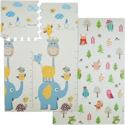 Relaxdays Baby Puzzle-Matte - Wendbar, Tiermotive, 120x175cm Relaxdays Baby Puzzle-Matte - Wendbar, Tiermotive, 120x175cm