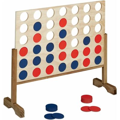 Relaxdays Modell 10039172 Holzspiel Vier Gewinnt - Indoor/Outdoor Relaxdays Modell 10039172 Holzspiel Vier Gewinnt - Indoor/Outdoor