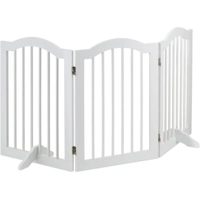 Relaxdays Barrière de sécurité bébé - Pliable, robuste, pour escaliers et pièces Relaxdays Barrière de sécurité bébé - Pliable, robuste, pour escaliers et pièces