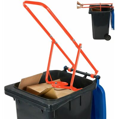 Relaxdays Waste Container - Steel Red Household Waste Compactador Relaxdays Waste Container - Steel Red Household Waste Compactador