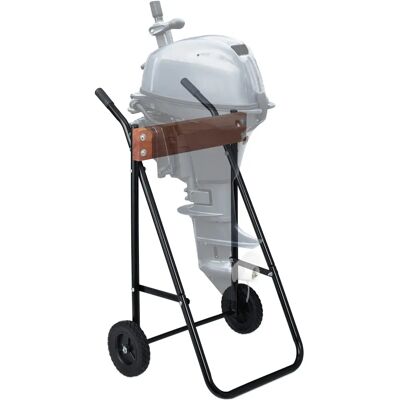Relaxdays Motor Support Stand - Steel, Black - 100kg Capacity Relaxdays Motor Support Stand - Steel, Black - 100kg Capacity