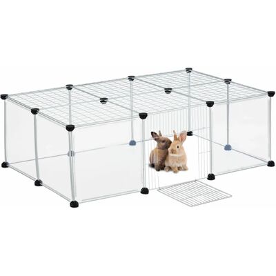 Relaxdays Kleintier-Gehege - 16-Panelen, 37x110x75 cm Relaxdays Kleintier-Gehege - 16-Panelen, 37x110x75 cm