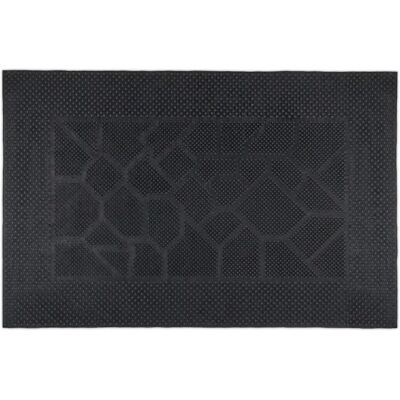 Relaxdays svart gummimatta - 40x60cm, halkskydd Relaxdays svart gummimatta - 40x60cm, halkskydd