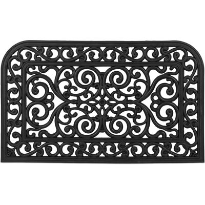 Felpudo de goma Relaxdays - 75x45 cm - Antideslizante & Impermeable Felpudo de goma Relaxdays - 75x45 cm - Antideslizante & Impermeable