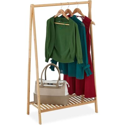 Relaxdays Bambus-Garderobe - Schuh- und Kleiderständer Relaxdays Bambus-Garderobe - Schuh- und Kleiderständer