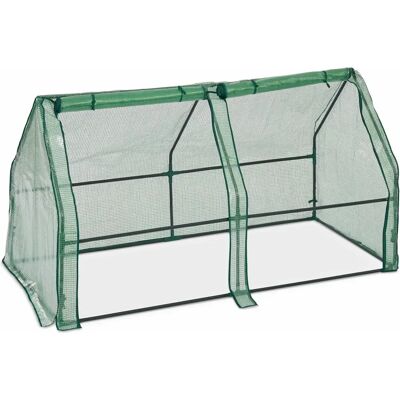 Serra Relaxdays - 90x180x90 cm - Tunnel leggero in PE con 2 porte Serra Relaxdays - 90x180x90 cm - Tunnel leggero in PE con 2 porte