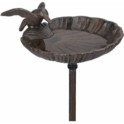 Relaxdays Bird Bath - Cast Iron Garden Decor - 100cm Relaxdays Bird Bath - Cast Iron Garden Decor - 100cm