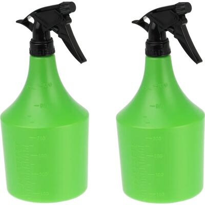 Relaxdays Vattensprutflaska - 2-pack, 1L, Justerbar huvud Relaxdays Vattensprutflaska - 2-pack, 1L, Justerbar huvud