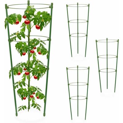 Set di supporti per piante Relaxdays - Verde - Pomodori, Rose, Piante rampicanti Set di supporti per piante Relaxdays - Verde - Pomodori, Rose, Piante rampicanti