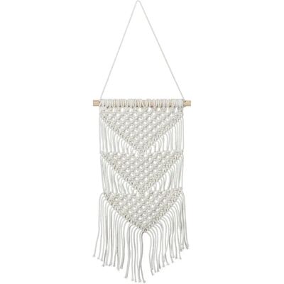 Relaxdays Baumwolle Boho Wandbehang 70x25,5cm Relaxdays Baumwolle Boho Wandbehang 70x25,5cm