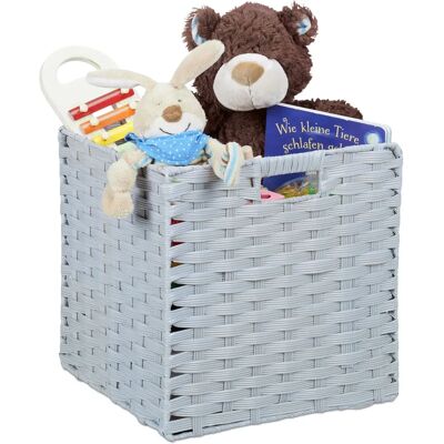 Relaxdays 2 Scatole di Stoccaggio - Pieghevoli, Intrecciate, 25L Relaxdays 2 Scatole di Stoccaggio - Pieghevoli, Intrecciate, 25L