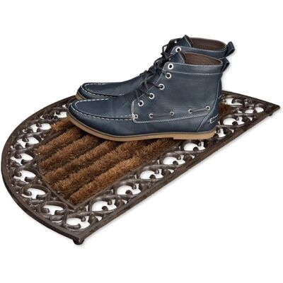 RELAXDAYS - Tapete de ferro fundido com escova - Bronze - 72x39 cm RELAXDAYS - Tapete de ferro fundido com escova - Bronze - 72x39 cm