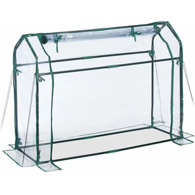 Serre Relaxdays - 92x124x42 cm - Transparent - Publicité Serre Relaxdays - 92x124x42 cm - Transparent - Publicité