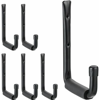 Relaxdays 10041712 tool holder/rack - Heavy-duty steel hooks for wall Relaxdays 10041712 tool holder/rack - Heavy-duty steel hooks for wall