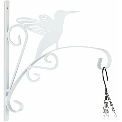 Relaxdays 10041766 accesorio para plantas - Gancho de pared para macetas - Hierro resistente - Colibrí decorativo - Interior y exterior Relaxdays 10041766 accesorio para plantas - Gancho de pared para macetas - Hierro resistente - Colibrí decorativo - Interior y exterior