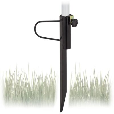 Relaxdays 10042427 Supporto per Ombrellone Nero - Supporto per Giardino, Spiaggia, Camping Relaxdays 10042427 Supporto per Ombrellone Nero - Supporto per Giardino, Spiaggia, Camping