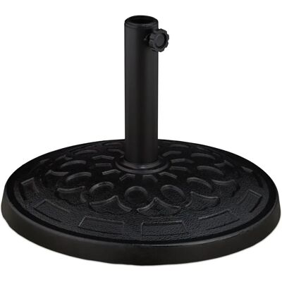 Relaxdays Schirmständer - 38-48mm Polyresin - Dekorative Gartenbasis Relaxdays Schirmständer - 38-48mm Polyresin - Dekorative Gartenbasis