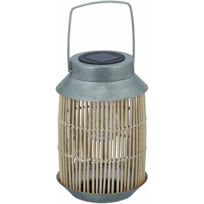 Relaxdays Außenbeleuchtung - Retro Solarlampe mit LED-Kette Relaxdays Außenbeleuchtung - Retro Solarlampe mit LED-Kette