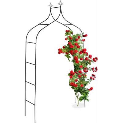 Relaxdays Plant Support - Metal Garden Arch for Climbing Plants Relaxdays Plant Support - Metal Garden Arch for Climbing Plants
