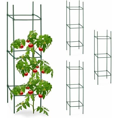 Relaxdays Plantenondersteuning - 120x32x32 cm - Groen - Tuinondersteuning Relaxdays Plantenondersteuning - 120x32x32 cm - Groen - Tuinondersteuning