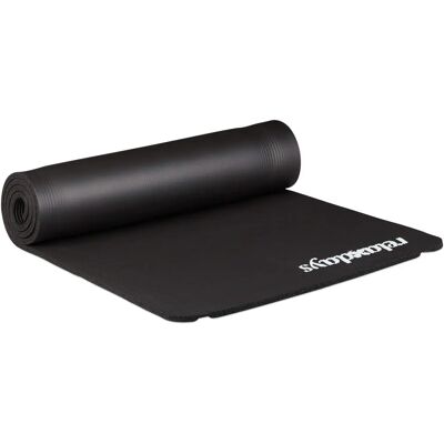 RELAXDAYS 2 Tapis de Yoga, 60x180cm, Noir - Équipement de Fitness - Publicité RELAXDAYS 2 Tapis de Yoga, 60x180cm, Noir - Équipement de Fitness - Publicité