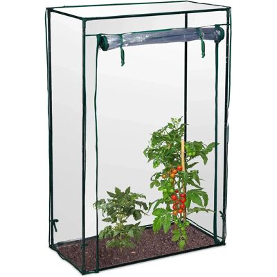 Relaxdays Invernadero de acero y PVC para tomates - Verde - 150x100x50 cm Relaxdays Invernadero de acero y PVC para tomates - Verde - 150x100x50 cm