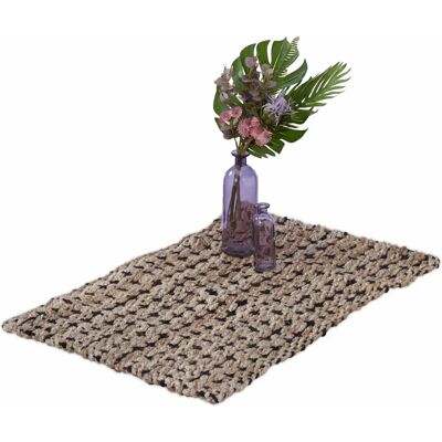 Relaxdays Jute Vloerkleed 60x90cm Natuurlijke Decor Relaxdays Jute Vloerkleed 60x90cm Natuurlijke Decor