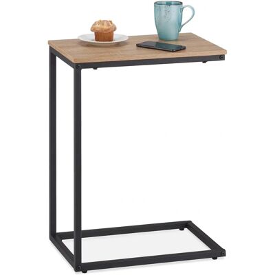 Relaxdays C-formad soffbord - 60cm Modern Industriell Relaxdays C-formad soffbord - 60cm Modern Industriell