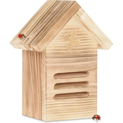 RELAXDAYS - Ladybug House - FSC Fir Wood Garden Insect Hotel RELAXDAYS - Ladybug House - FSC Fir Wood Garden Insect Hotel
