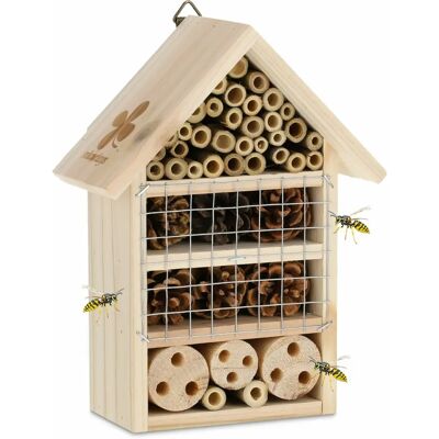 Relaxdays Insect Hotel - Natural Wood 24x18x9 cm Relaxdays Insect Hotel - Natural Wood 24x18x9 cm