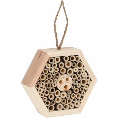 Relaxdays Insect Hotel - Natural, 15x17x5 cm, Supports Biodiversity Relaxdays Insect Hotel - Natural, 15x17x5 cm, Supports Biodiversity
