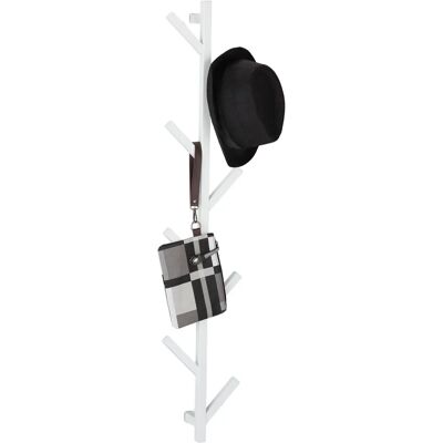 Relaxdays Perchero de Pared Forma de Árbol - 8 Ganchos, Moderno, para Sombreros y Chaquetas Relaxdays Perchero de Pared Forma de Árbol - 8 Ganchos, Moderno, para Sombreros y Chaquetas