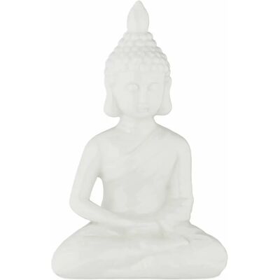 Relaxdays Buddha Garden Statue - Weatherproof Ceramic Decor Relaxdays Buddha Garden Statue - Weatherproof Ceramic Decor
