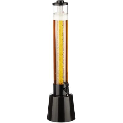 Relaxdays Beer Tower - 3L High Dispenser with Cooler Relaxdays Beer Tower - 3L High Dispenser with Cooler