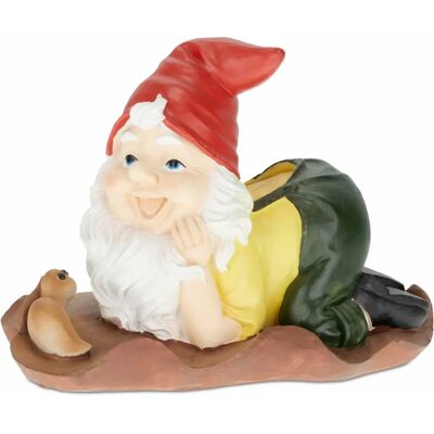 Relaxdays Tuin Gnoom met Worm - Tuinbeeld Relaxdays Tuin Gnoom met Worm - Tuinbeeld