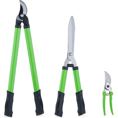 Relaxdays Gartenschere Set - Scharfe Stahlklingen Relaxdays Gartenschere Set - Scharfe Stahlklingen
