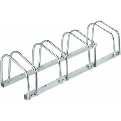 Relaxdays Portabici - Per 4 Biciclette, Regolabile, Acciaio Relaxdays Portabici - Per 4 Biciclette, Regolabile, Acciaio