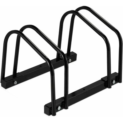 Relaxdays Support pour Vélos - 2 Vélos, Acier Résistant aux Intempéries Relaxdays Support pour Vélos - 2 Vélos, Acier Résistant aux Intempéries