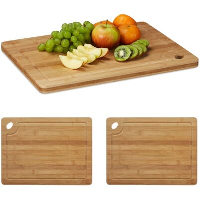RELAXDAYS - Bamboo Cutting Board Set - 40x30 cm RELAXDAYS - Bamboo Cutting Board Set - 40x30 cm