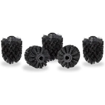 RELAXDAYS Ersatzkopf-Set für WC-Bürsten - 20 Stück, Schwarz RELAXDAYS Ersatzkopf-Set für WC-Bürsten - 20 Stück, Schwarz