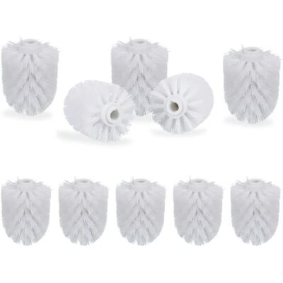 RELAXDAYS WC Bürsten Ersatzköpfe - 10 Stück, 12 mm Gewinde RELAXDAYS WC Bürsten Ersatzköpfe - 10 Stück, 12 mm Gewinde