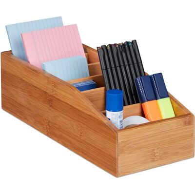 Relaxdays Bamboo Storage Box Set - 6 Compartments - Home Organizer Relaxdays Bamboo Storage Box Set - 6 Compartments - Home Organizer