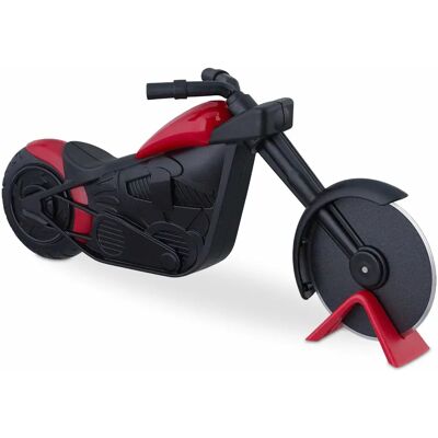 Coupe-pizza Moto Relaxdays - Lame en Acier Inoxydable & Support de Rangement - Publicité Coupe-pizza Moto Relaxdays - Lame en Acier Inoxydable & Support de Rangement - Publicité