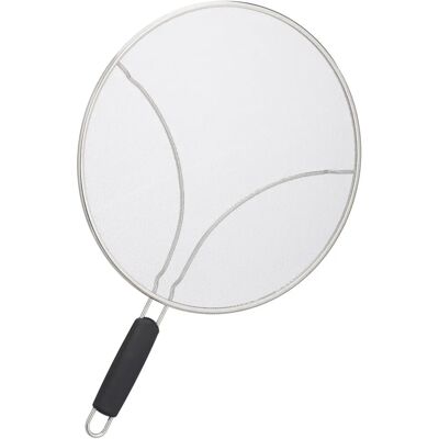 Relaxdays 10044170 - Stainless Steel Oil Splash Guard for 33cm Pan Relaxdays 10044170 - Stainless Steel Oil Splash Guard for 33cm Pan